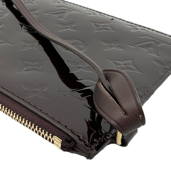 Louis Vuitton  Monogram Vernis Wristlet Amarante - Picture 6 of 11